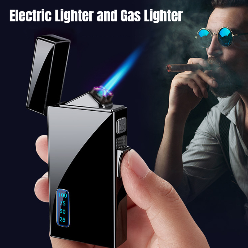 Electronics Gadgets For Gift - Double Purpose Electric Lighter Butane Gas
