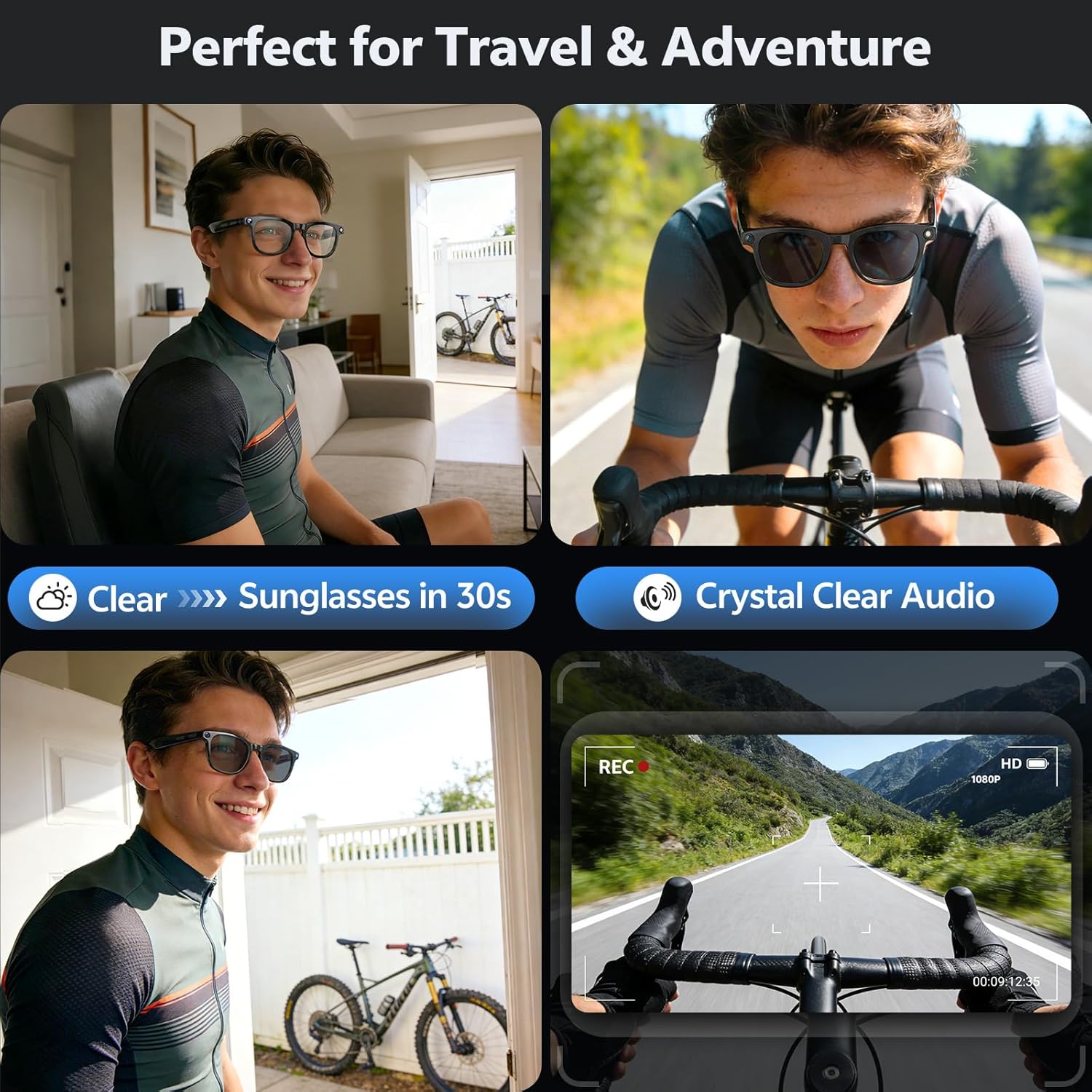 2026 4K 8MP Smart Glasses Men  - Smart Glasses Ar บทวิจารณ์และราคา