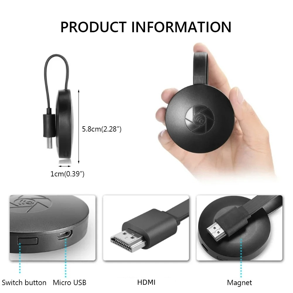 Portable Miracast Dongle Compa - Mini Projector Portable บทวิจารณ์และราคา