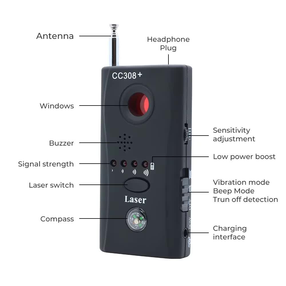 CC308 Portable Hidden Camera D - Electronics Gadgets Sale บทวิจารณ์และราคา