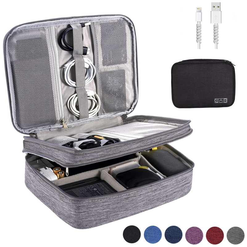 Portable Digital Storage Bag U - Electronics Gadgets Bag บทวิจารณ์และราคา