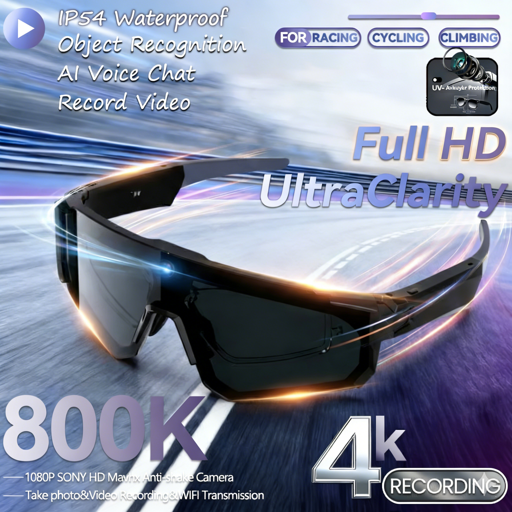 HD 4K 800WCamera 32GB Sport Sm - Action Camera 4K บทวิจารณ์และราคา