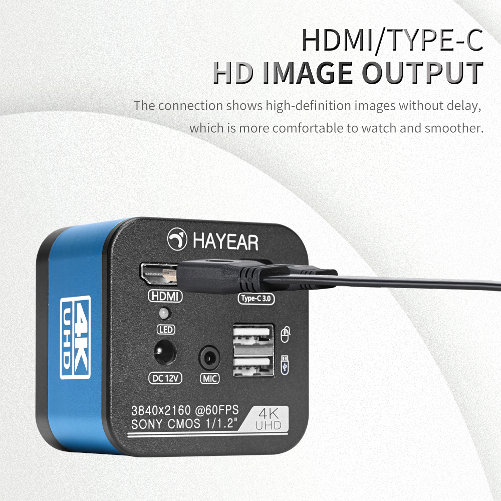 Real 4K 60FPS IMX585 Sensor UH - Usb Microscope Digital บทวิจารณ์และราคา