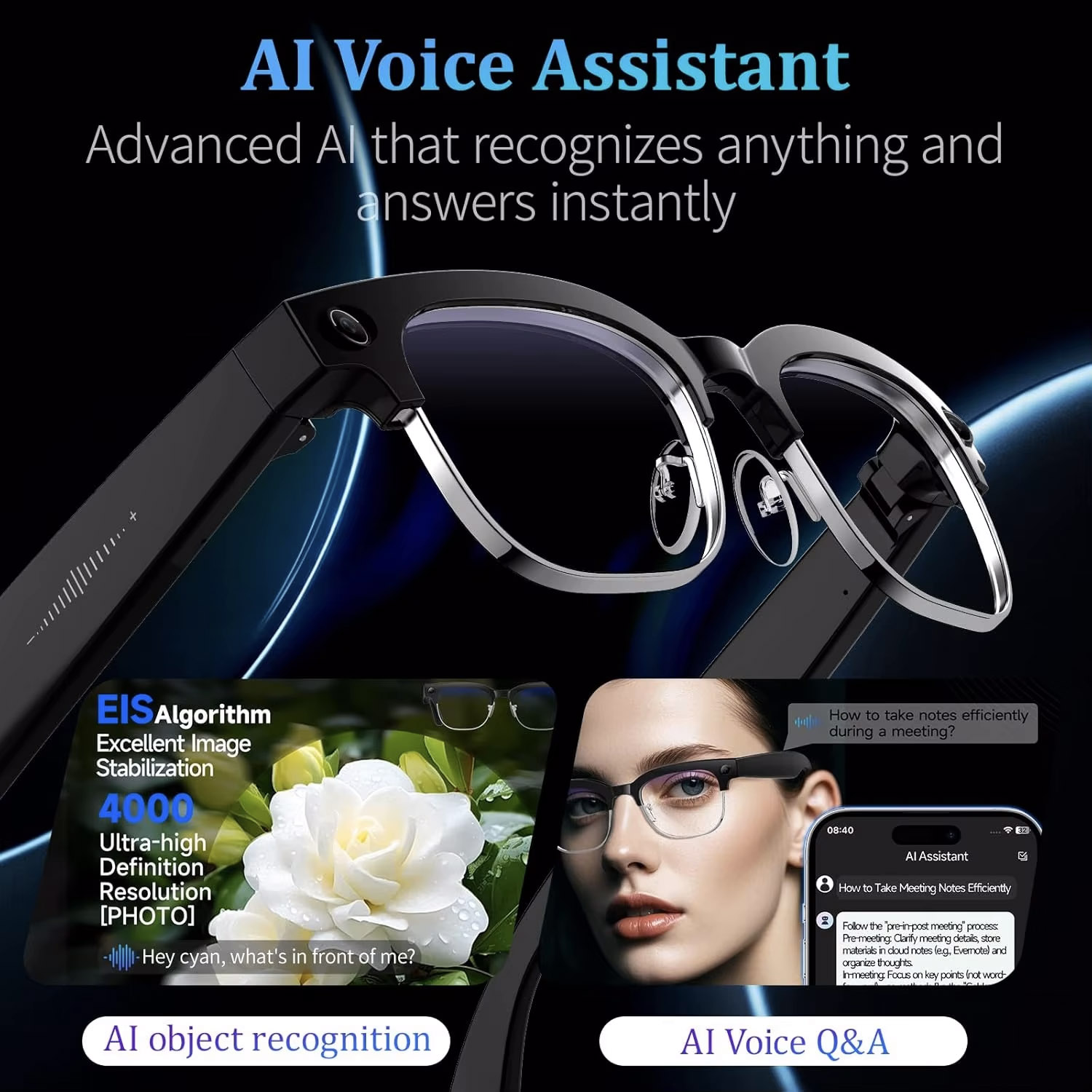 2026 World Premiere 4K HD Came - Smart Glasses Ar บทวิจารณ์และราคา