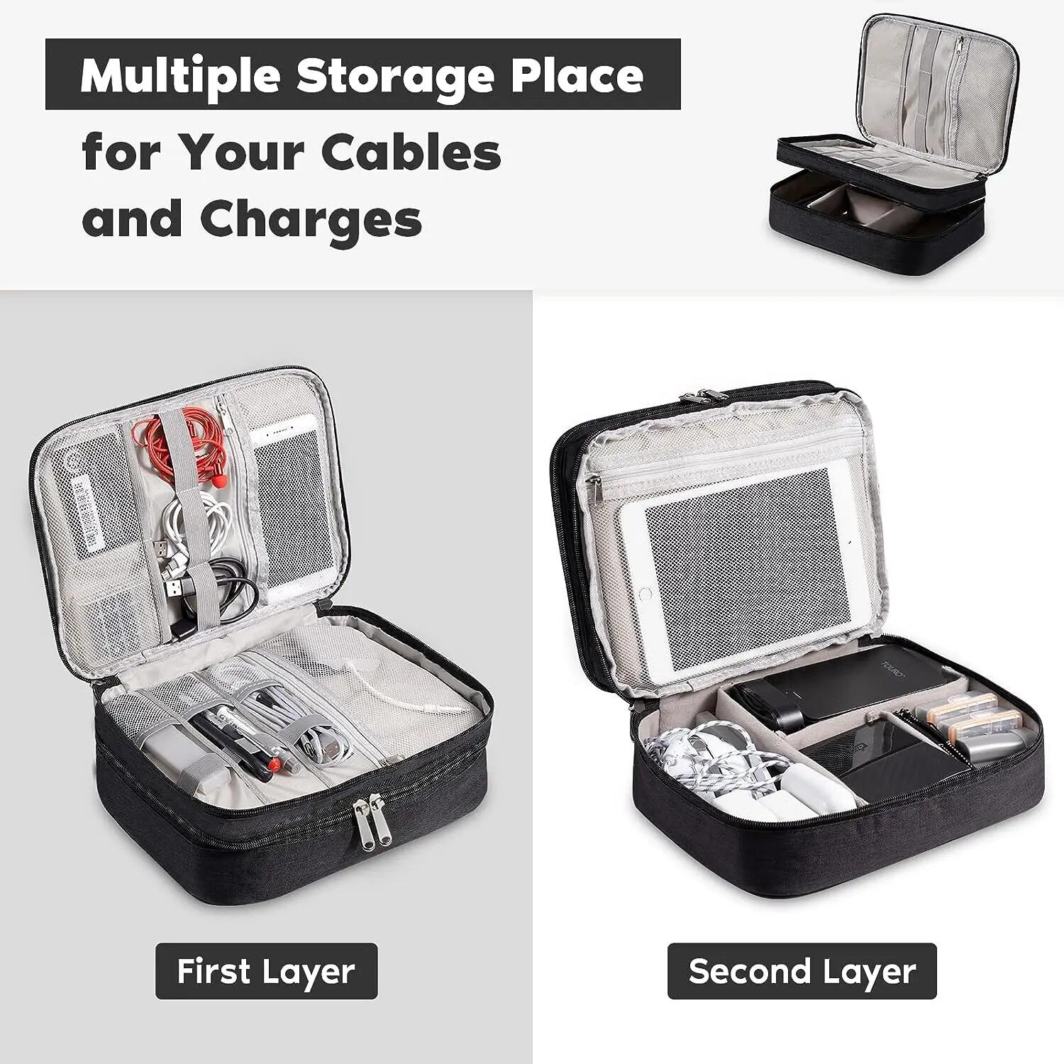 Portable Digital Storage Bag U - Electronics Gadgets Bag บทวิจารณ์และราคา