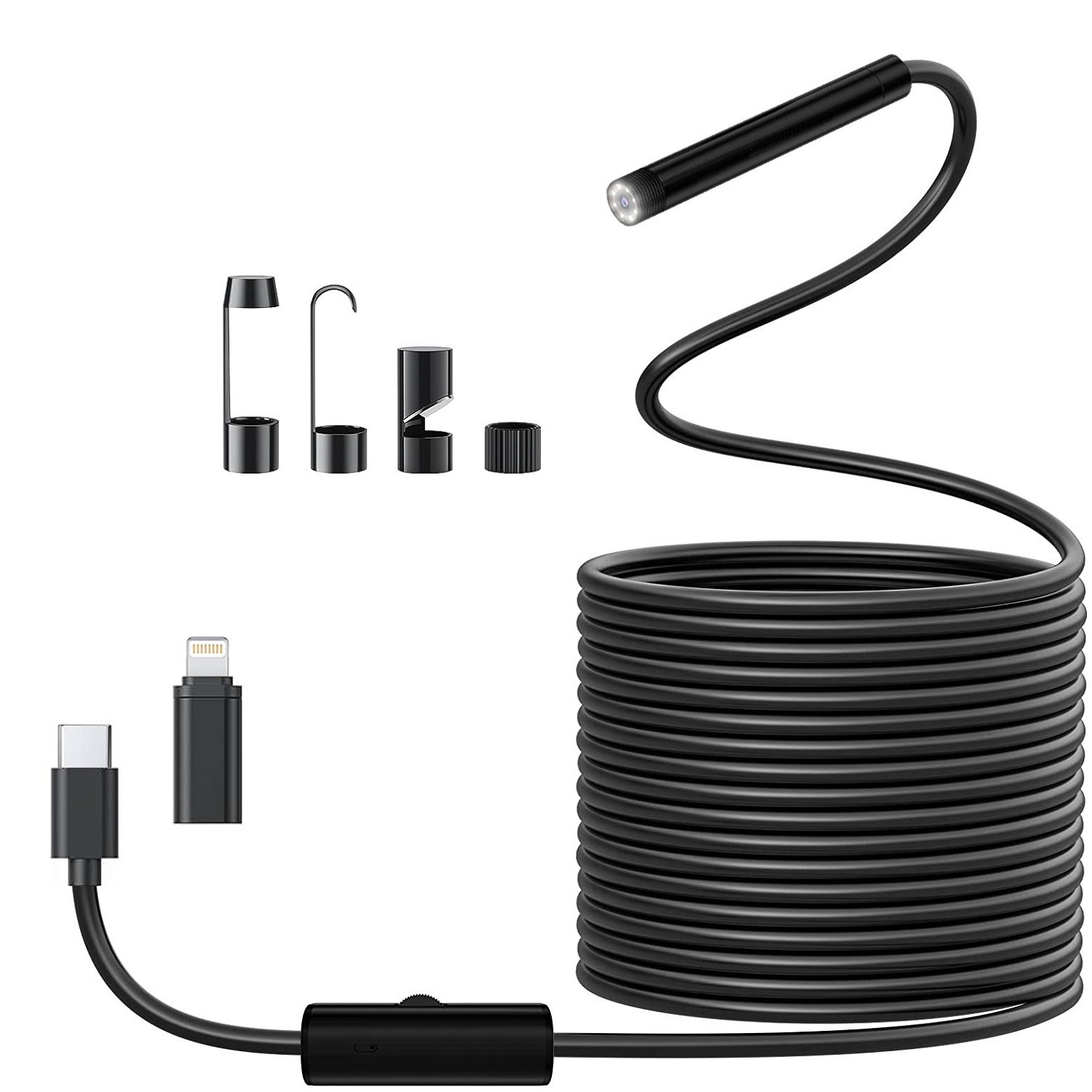 8mm Lens Industrial Endoscope, - Usb Microscope Digital บทวิจารณ์และราคา