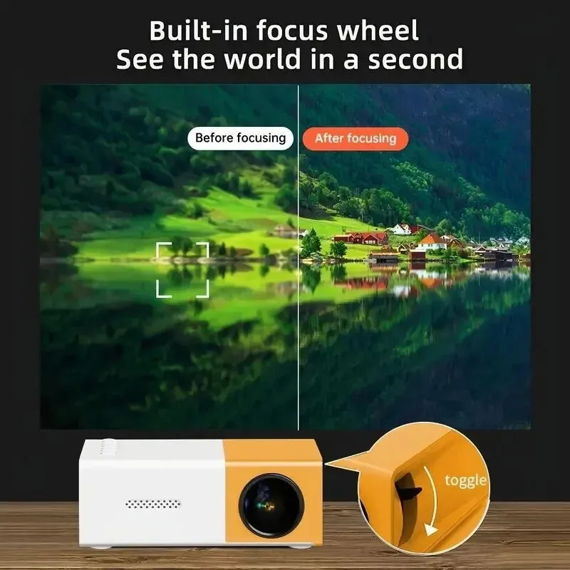 110V-220V Portable TV Projecto - Mini Projector Portable บทวิจารณ์และราคา