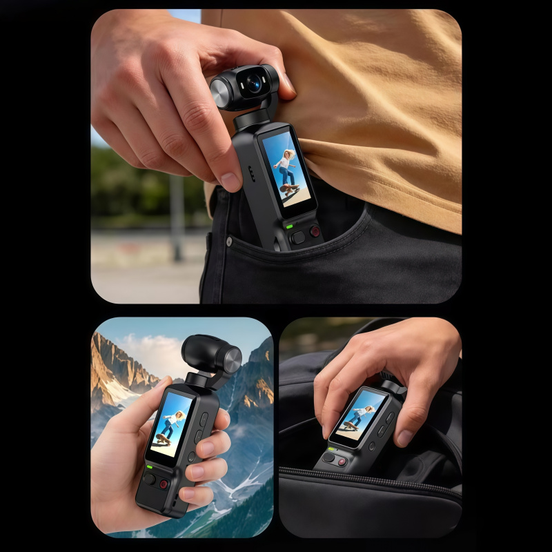 1pc Handheld Action Camera 4K  - Action Camera 4K บทวิจารณ์และราคา