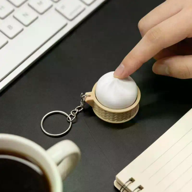 Mini Steamed Bun Stress Relief - Electronics Gadgets Bag บทวิจารณ์และราคา