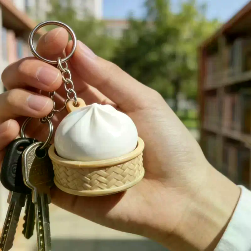 Mini Steamed Bun Stress Relief - Electronics Gadgets Bag บทวิจารณ์และราคา
