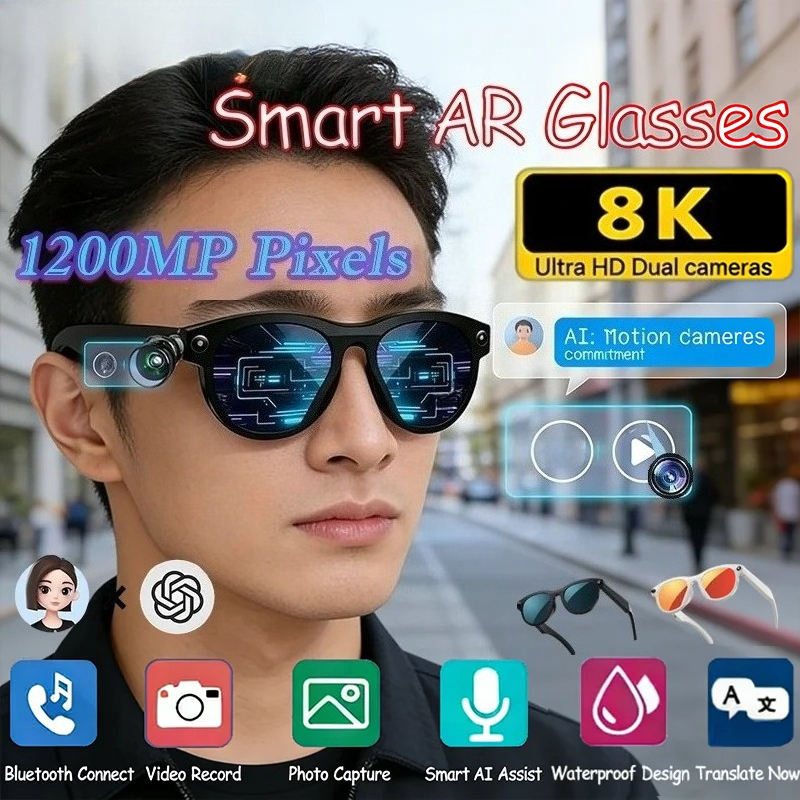 8KHD Smart AI Glasses Color Ch - Smart Glasses Ar บทวิจารณ์และราคา