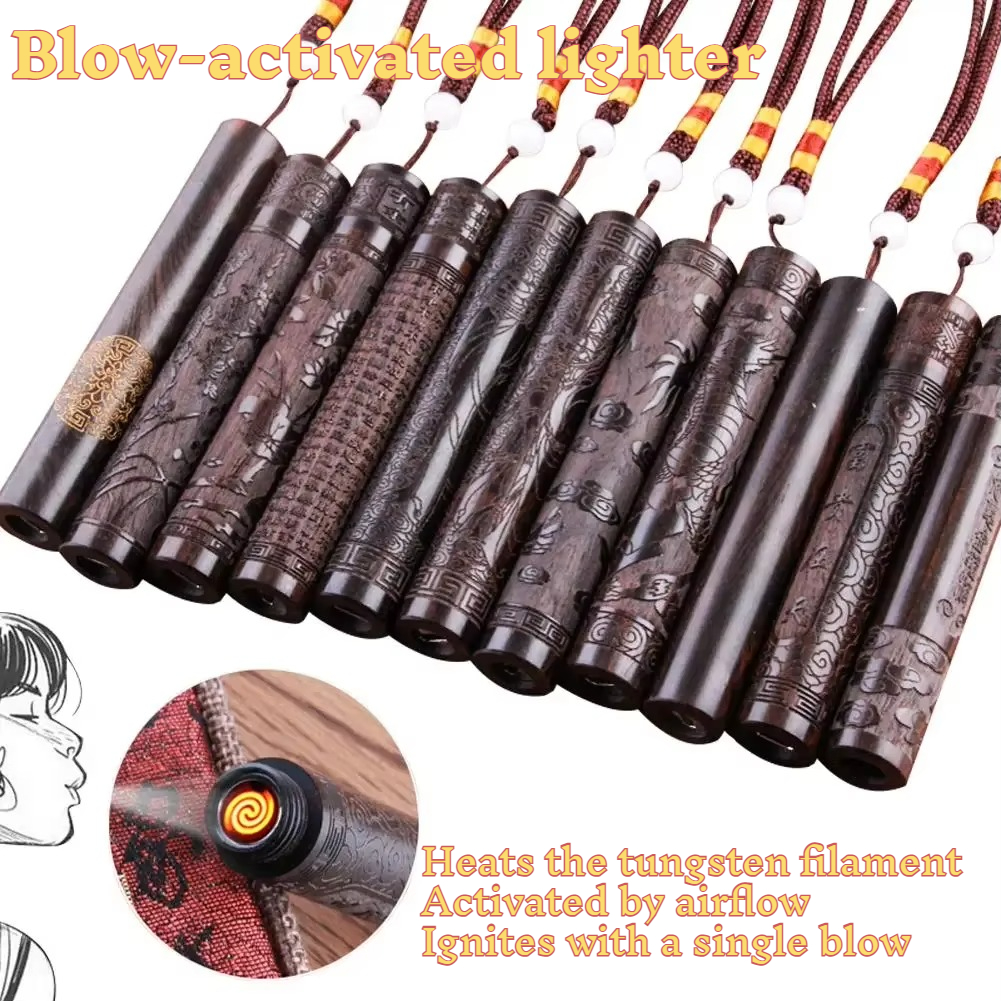 Creative Carving Ebony Lighter - Electronics Gadgets For Gift บทวิจารณ์และราคา