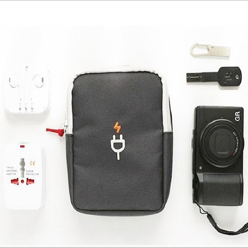 Travel Charger Organizer, Port - Electronics Gadgets Bag บทวิจารณ์และราคา