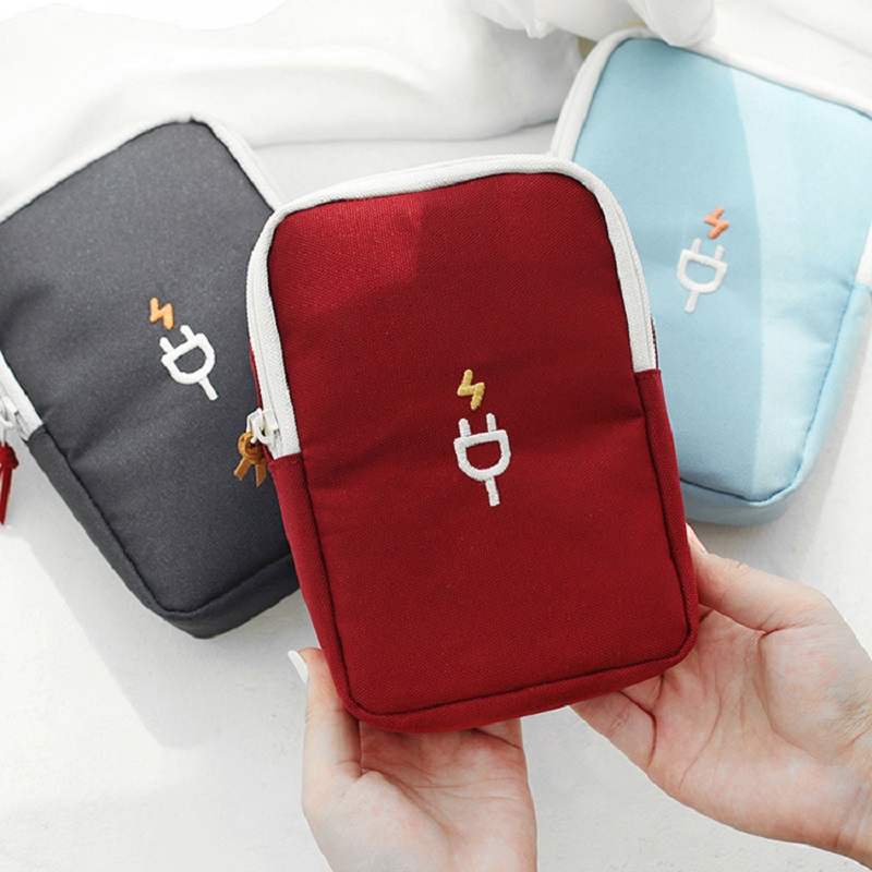 Travel Charger Organizer, Port - Electronics Gadgets Bag บทวิจารณ์และราคา