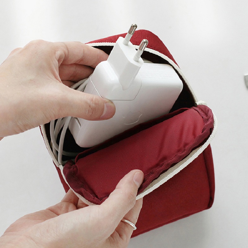 Travel Charger Organizer, Port - Electronics Gadgets Bag บทวิจารณ์และราคา