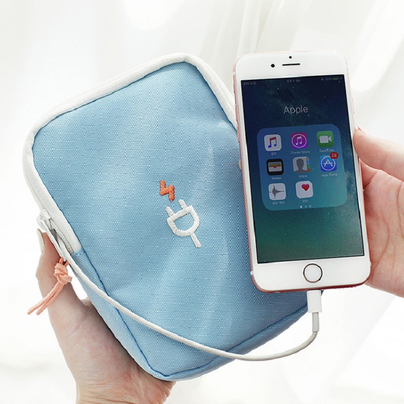 Travel Charger Organizer, Port - Electronics Gadgets Bag บทวิจารณ์และราคา