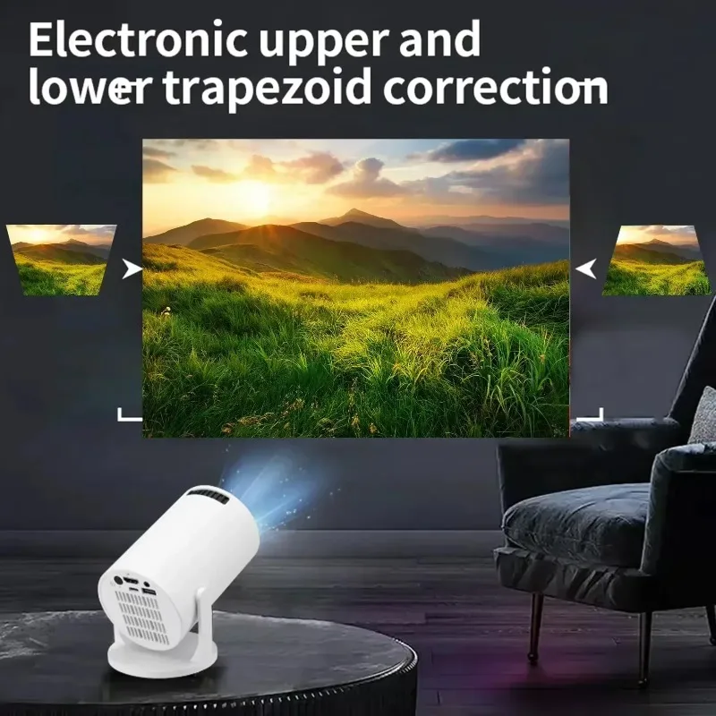 New  Mini HY300  Projector 4K  - Mini Projector Portable บทวิจารณ์และราคา