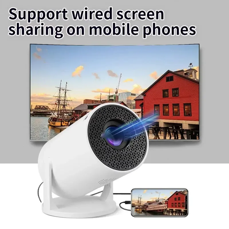 New  Mini HY300  Projector 4K  - Mini Projector Portable บทวิจารณ์และราคา