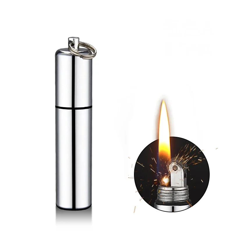 Mini Metal Windproof Gasoline  - Electronics Gadgets Sale บทวิจารณ์และราคา