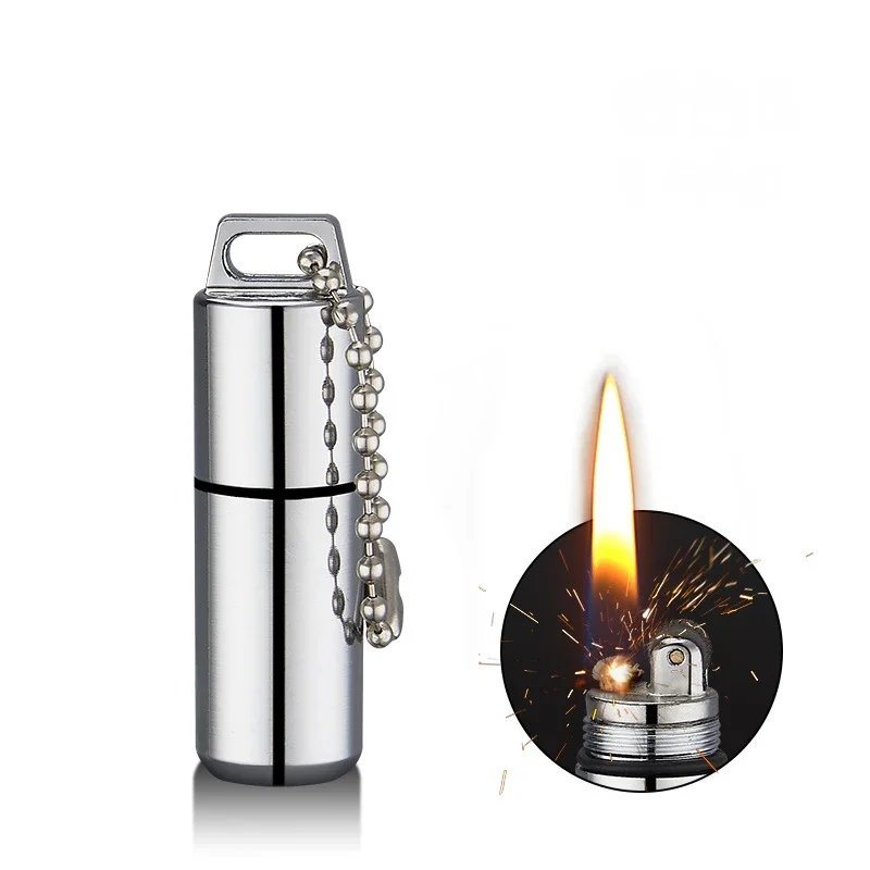 Mini Metal Windproof Gasoline  - Electronics Gadgets Sale บทวิจารณ์และราคา
