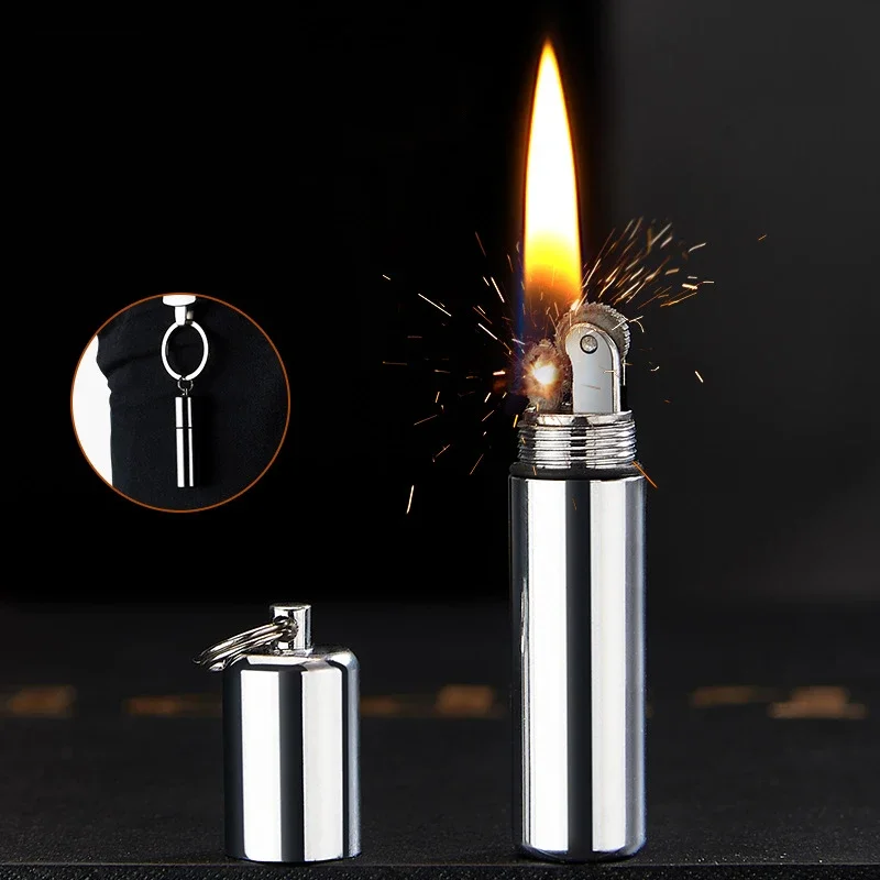 Mini Metal Windproof Gasoline  - Electronics Gadgets Sale บทวิจารณ์และราคา