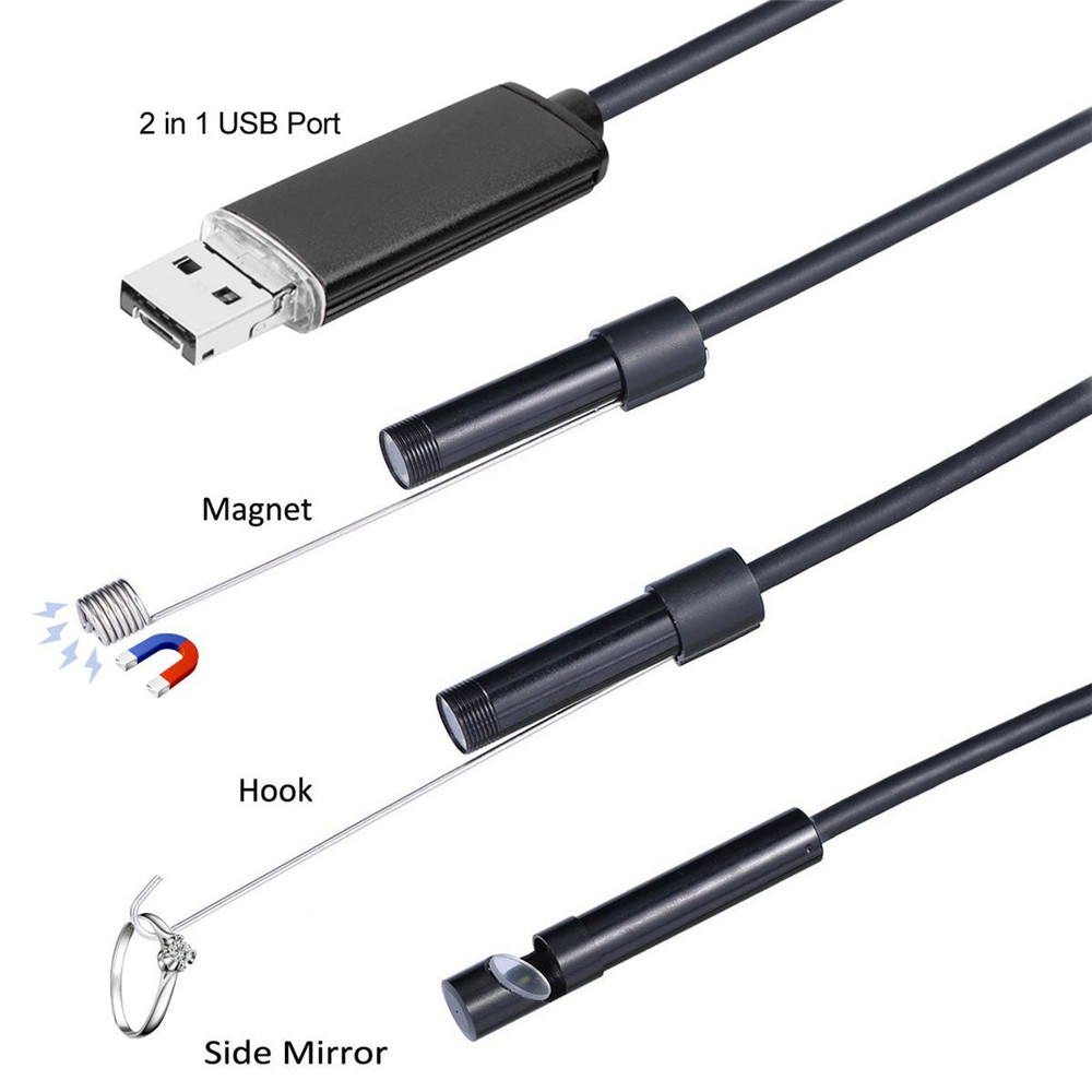 3in1 USB 5.5mm Endoscope Camer - Usb Microscope Digital บทวิจารณ์และราคา