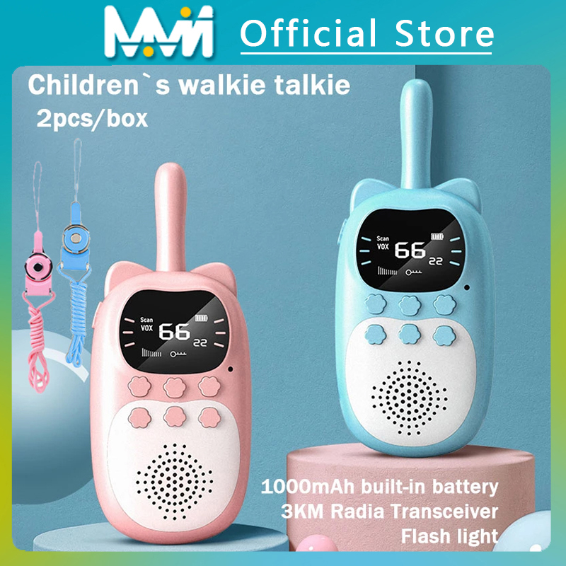 Kids Walkie Talkie 2PCS Electr - Electronics And Gadgets With Y บทวิจารณ์และราคา
