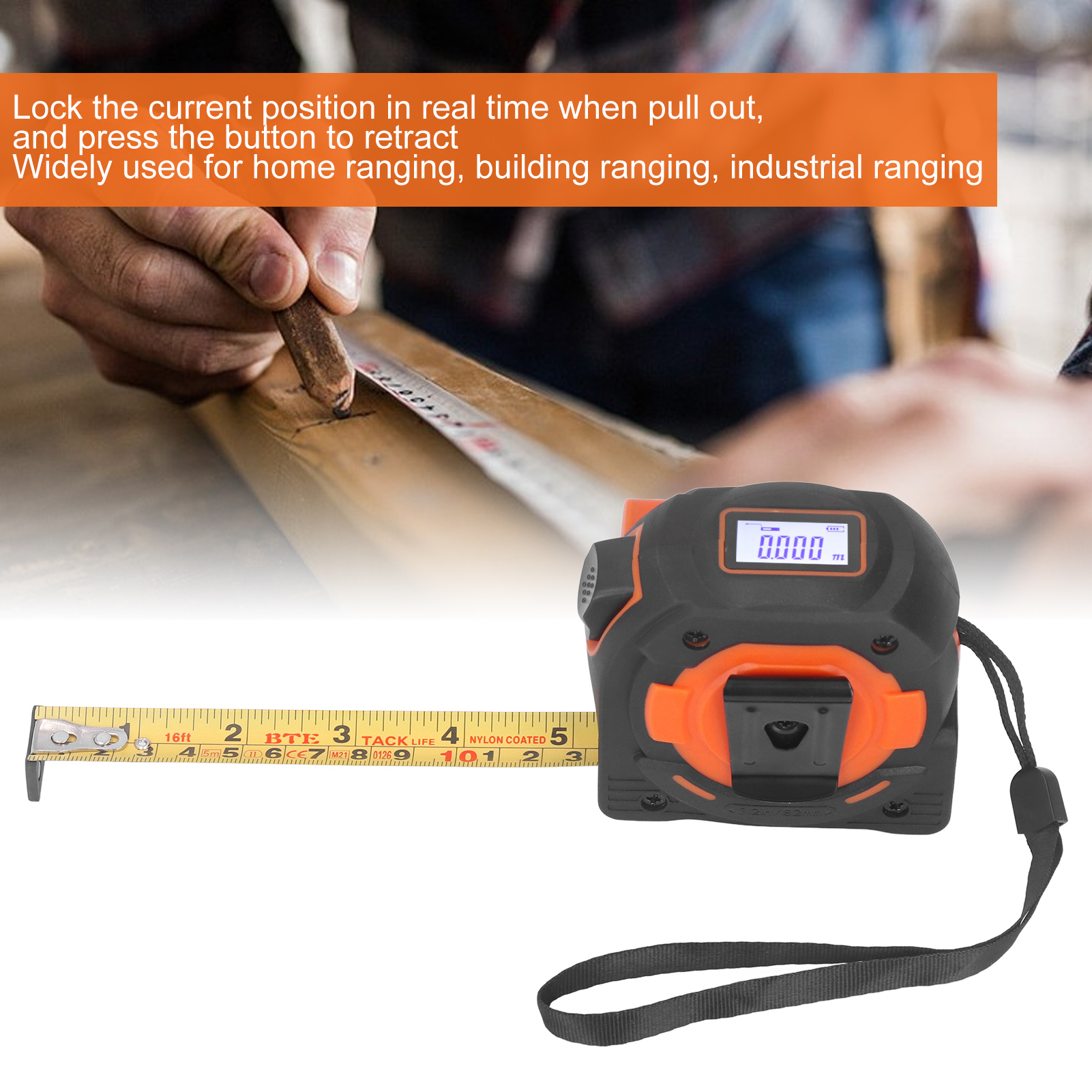 Laser Distance Tape Measure La - Laser Distance Measure บทวิจารณ์และราคา