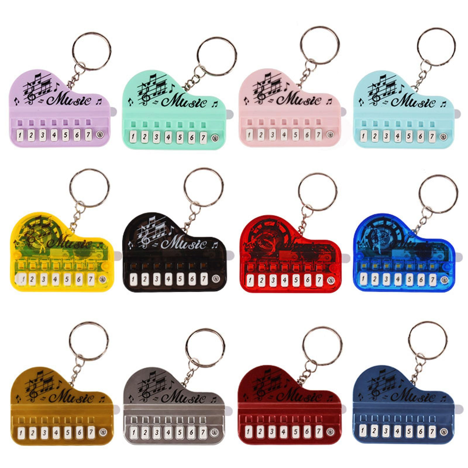 Mini Electronic Piano Keychain - Electronics Gadgets Bag บทวิจารณ์และราคา