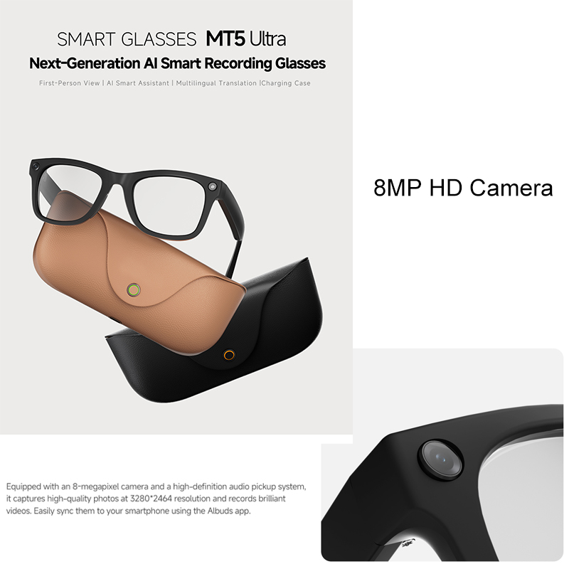 2026 Genuine Leather 2000Mah C - Smart Glasses Ar บทวิจารณ์และราคา