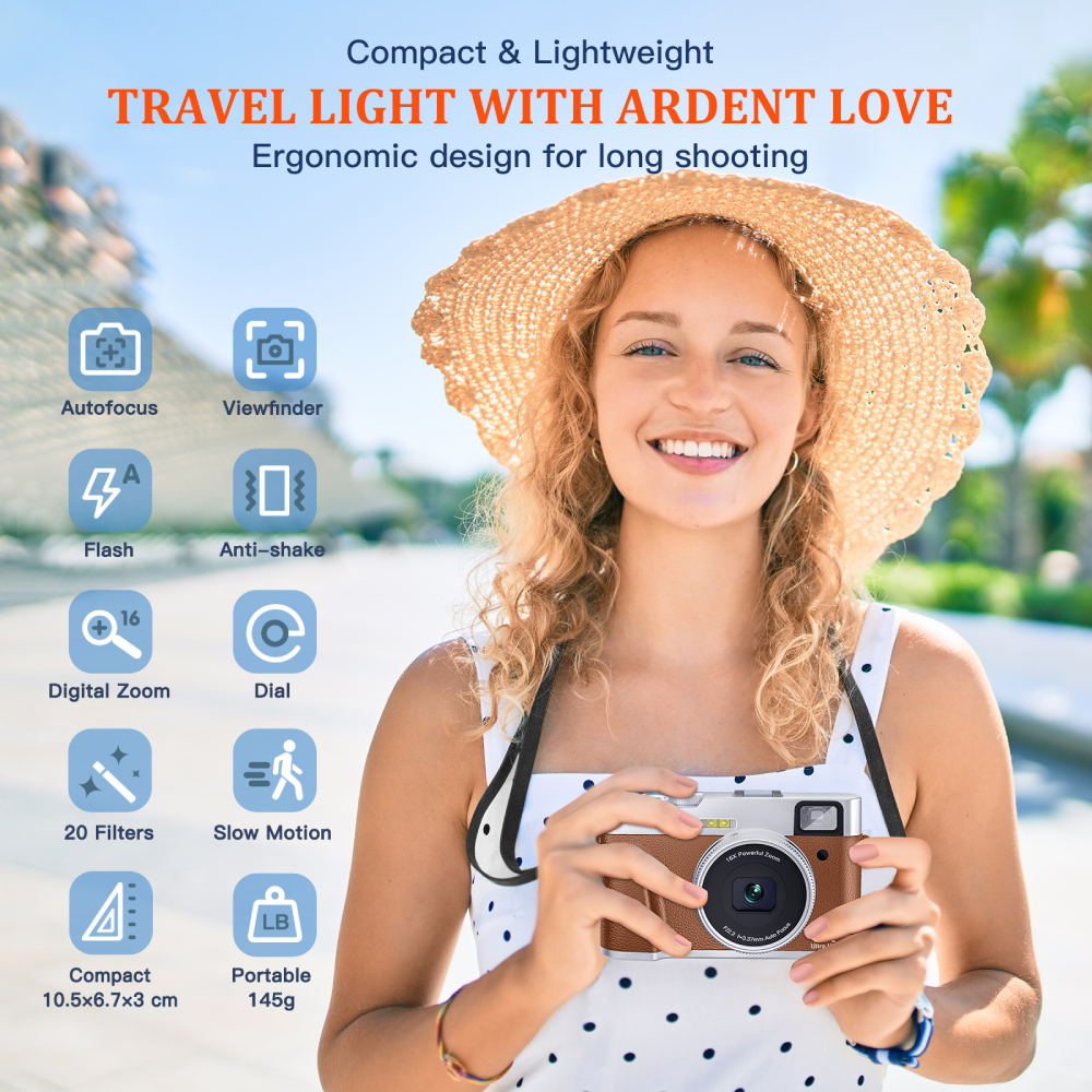 4K Digital Camera Auto Focus 4 - Action Camera 4K บทวิจารณ์และราคา