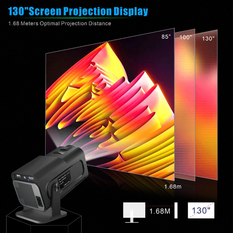 HY320 home bedroom portable pr - Mini Projector Portable บทวิจารณ์และราคา