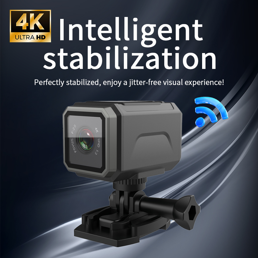 4K EIS Action Camera 125° Wide - Action Camera 4K บทวิจารณ์และราคา