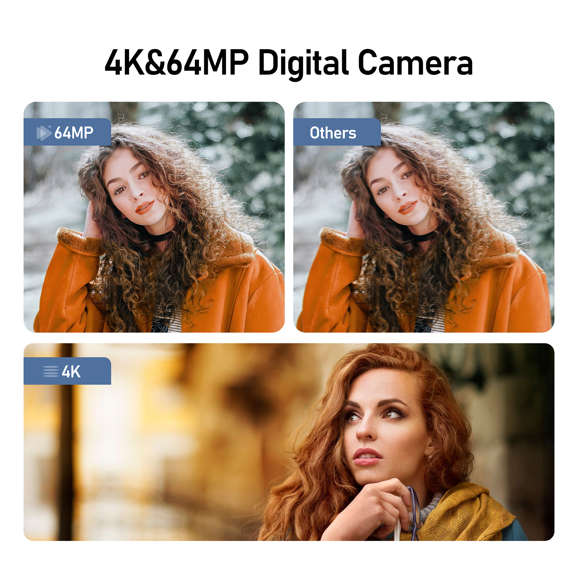 64MP Digital Camera SLR DSLR F - Action Camera 4K บทวิจารณ์และราคา