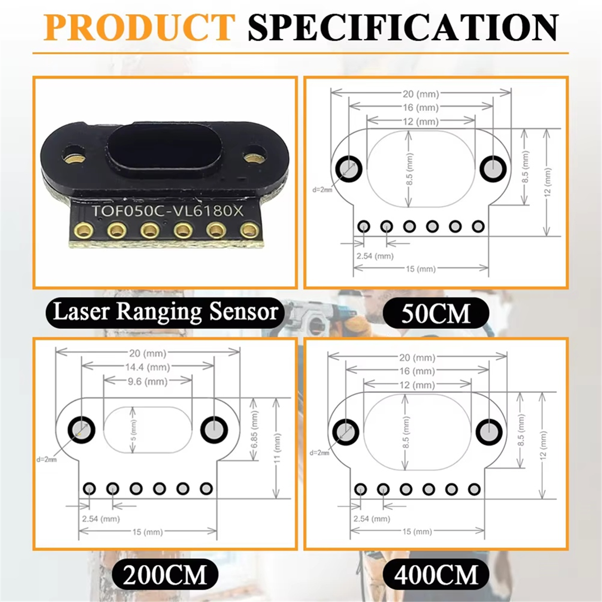 A11I Laser Ranging Sensor Modu - Laser Distance Measure บทวิจารณ์และราคา