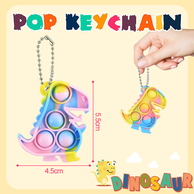 10/20pcs Mini Dinosaur Pop Key - Electronics Gadgets Bag บทวิจารณ์และราคา
