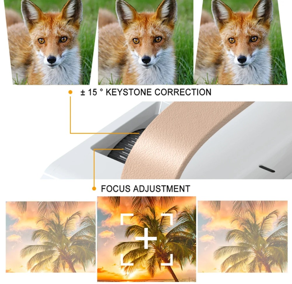 Portable Smart 4K Projector Mi - Mini Projector Portable บทวิจารณ์และราคา