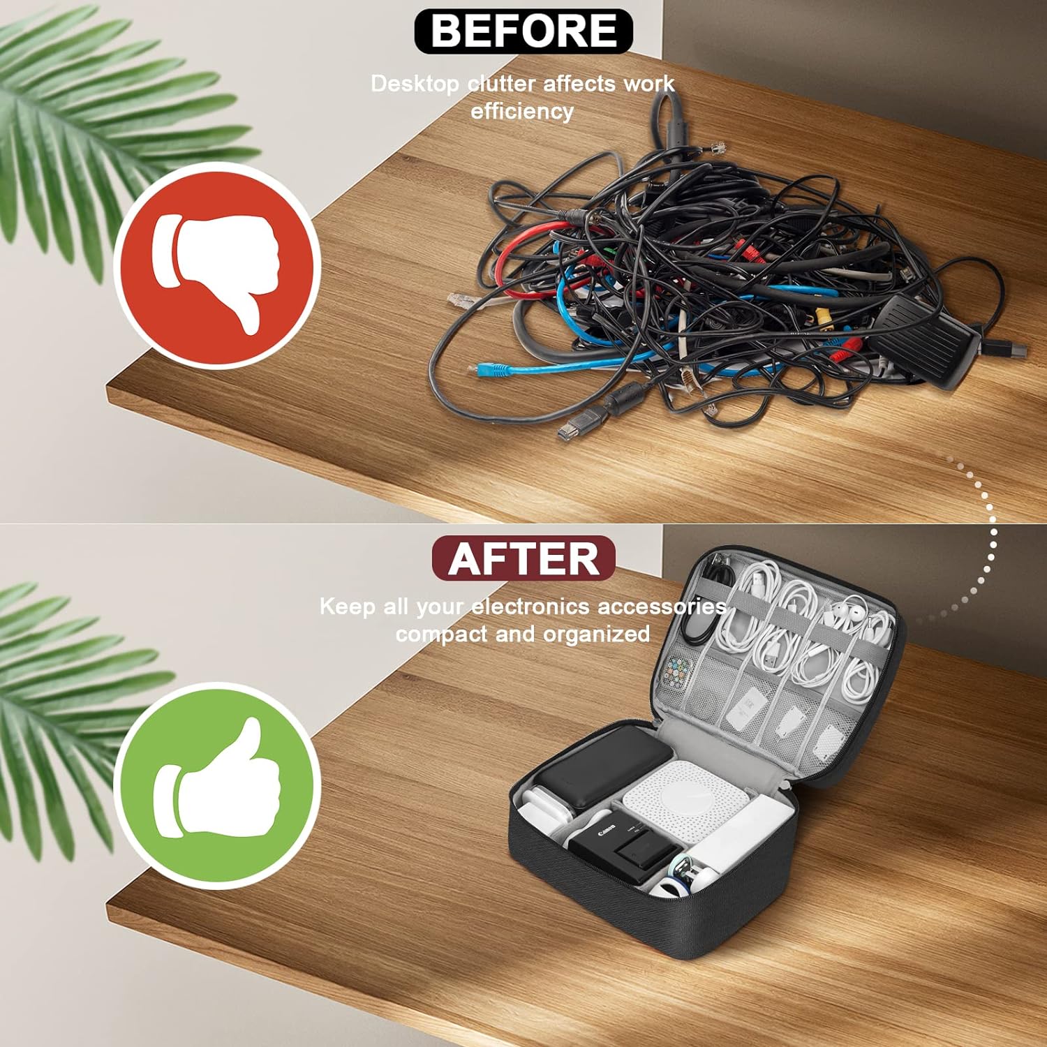 Portable Digital Storage Bag U - Electronics Gadgets Bag บทวิจารณ์และราคา